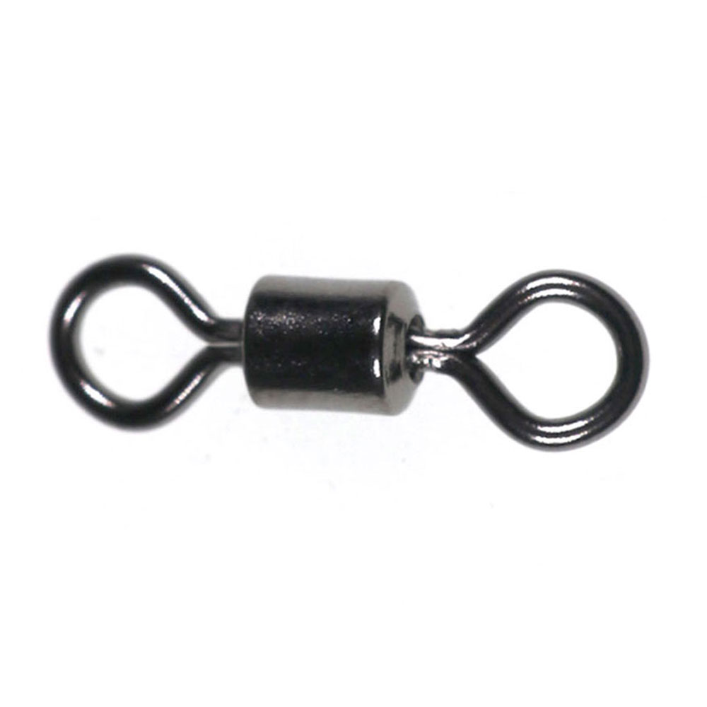 100 PCS Đen 8 Hình Cán Xoay Câ - đánh giá và giá Fishing Hook Size