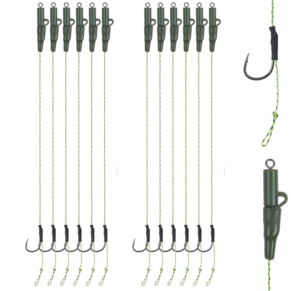 12Pcs Carp fishing hair rigs P - đánh giá và giá Fishing Hook Assortment
