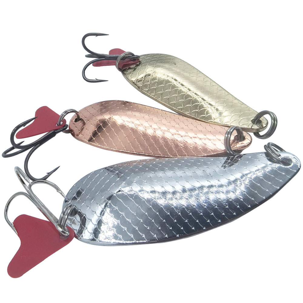 Trout Fishing Spoons Lure Silv - đánh giá và giá Fishing Hook Treble